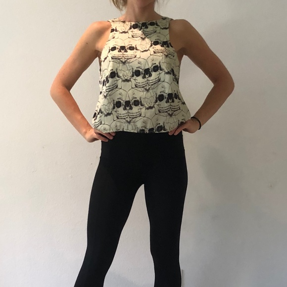 LF backless silk skull top - Picture 2 of 5